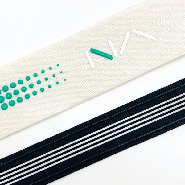 custom letter printed nylon silicone elastic gripper band for clothing
