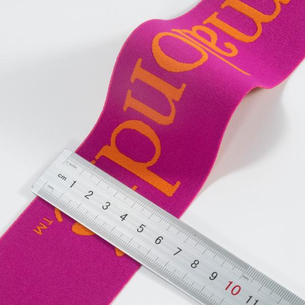 Sublimation elastic waistband woven & knitted jacquard custom printed designer elastic strap for underwear boxers