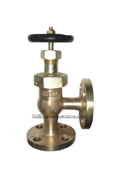 JIS F7412 Bronze Angle Check Valve Union Bonnet