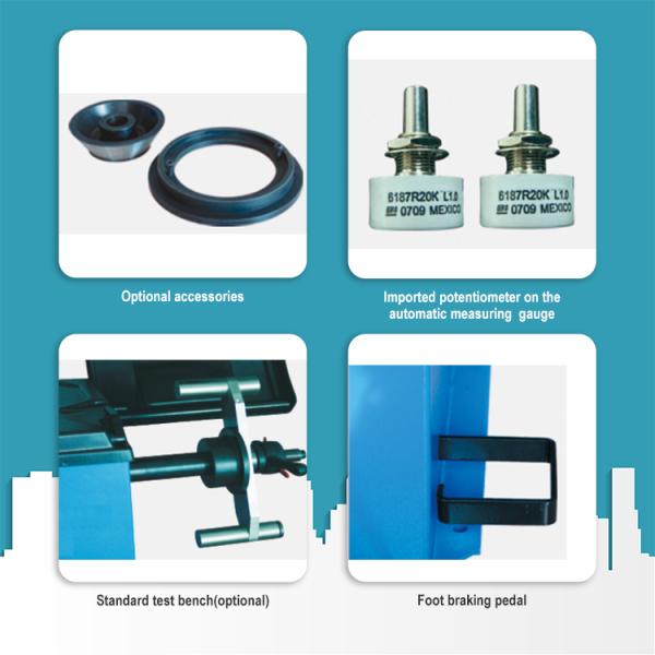 CE Approved Car Wheel Balancer 1.5 - 20 Rim Width For Tire Service