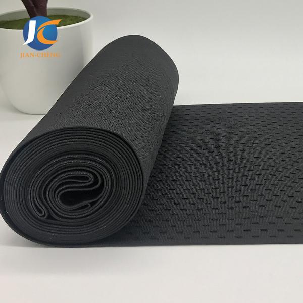 Factory Medical Elastic fabric  polyester rubber tape for waist band corset webbing