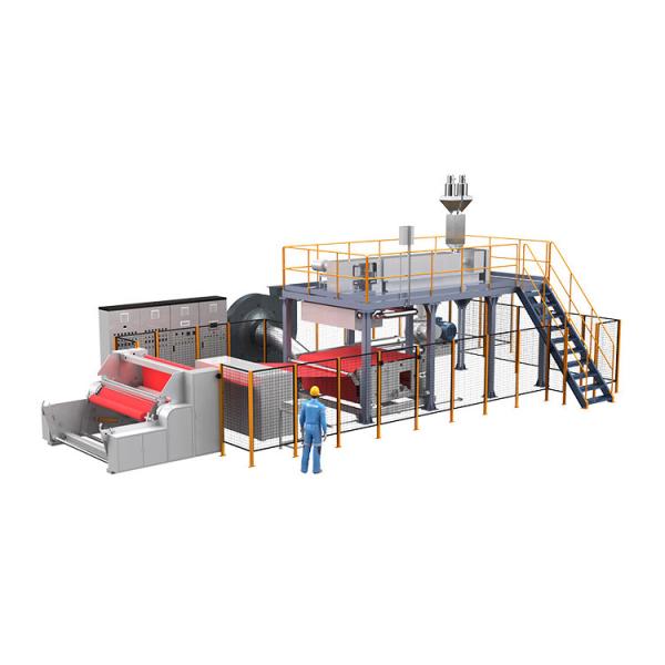 Factory Price Non Woven Apron Making Machine , Mask 2400mm Non Woven Spunbond Machine