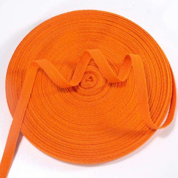 wholesale 10mm double sided herringbone organic cotton twill tape cotton webbing for handbag and luggage