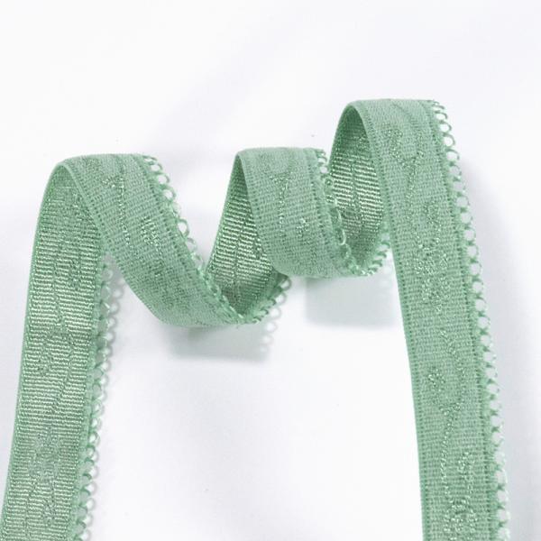 Multi color 20mm custom pattern underwear nylon spandex jacquard bra elastic strap for clothing