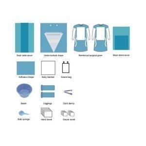 SMS Disposable Surgical Pack Wrapping Surgical Packs Absorb Wound Exudate