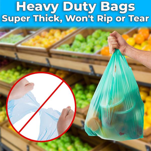 Biodegradable Bpa Free Plastic Grocery Bags Thank You Tshirt Shopping Bag