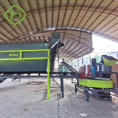 With output 50,000 tons/year of pig manure organic fertilizer equipment granulation production line