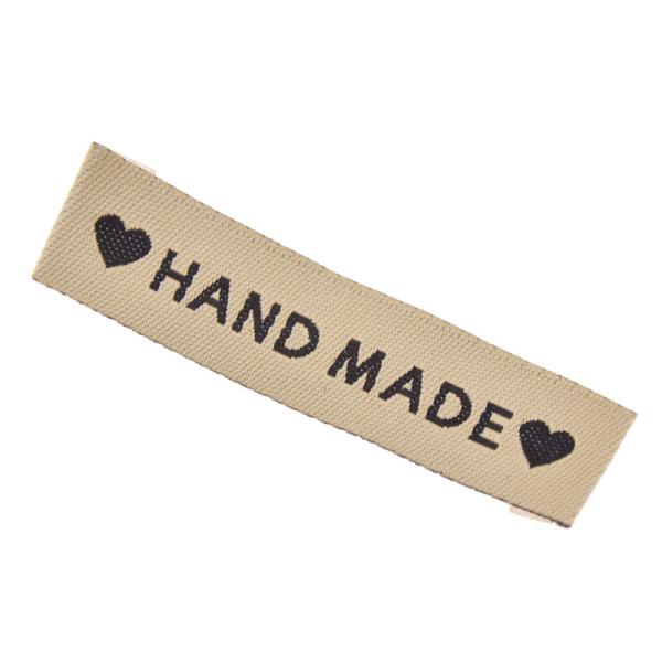 High quality cloth brand label clothing line label gold metallic woven label