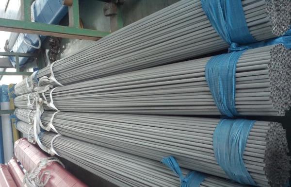 Beveled End Welded Stainless Steel Heat Exchanger Tubing , 32mmx2mmx8000mm