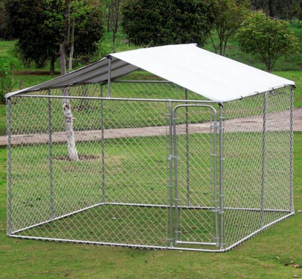 Corrosion Resistance Wire Mesh Dog Kennel Chain Link Dog Kennel Hot Zinc Plating