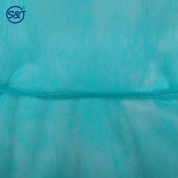 Waterproof Hospital Disposable Isolation Gowns Knit Cuff Disposable Visitor Clothing