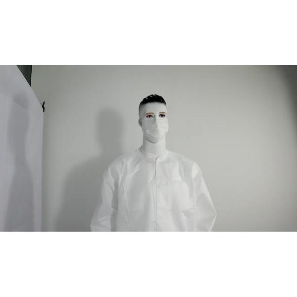 OEM disposable lab coat antistatic lab coats with collar