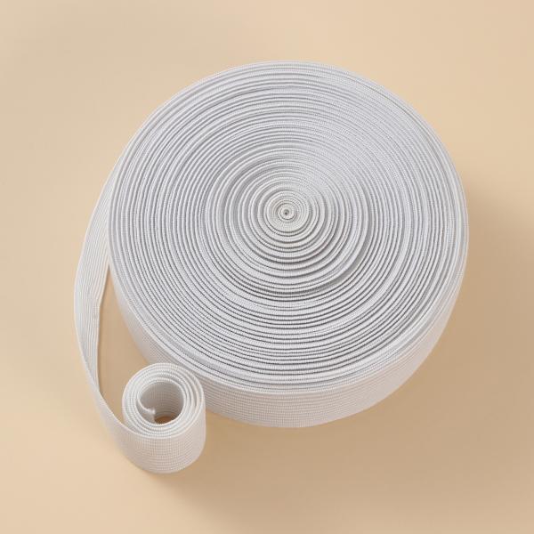 Factory custom ultrathin polyester fisl silk elastic band webbing tape for garment luggage banding tape
