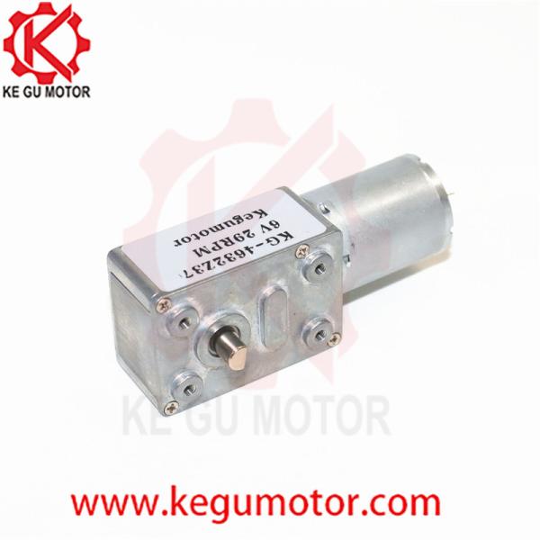 46MM worm gearbox 90 Degree Right Angle 2rpm 12V 46MM* 32MM DC Worm Gear Motor