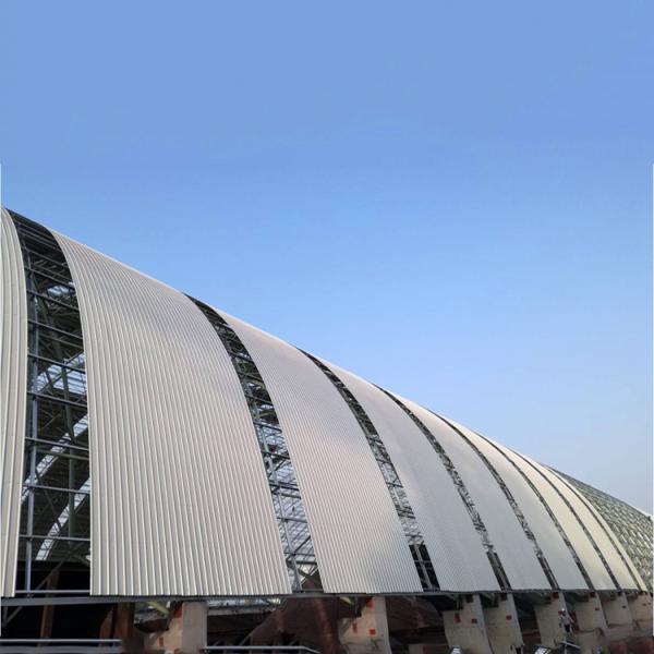 LF Space Frame Structures Steel Roof Coal bunker Storage