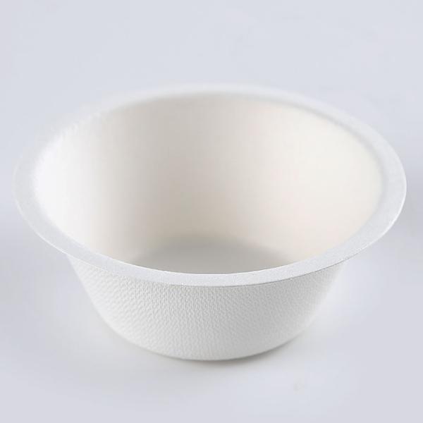 Bowls Dinnerware Type and Disposable,Stocked,Eco-Friendly Feature Biodegradable Sugarcane Bagasse Soup Bowl(9oz/250ml)