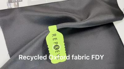 RECYCLED POLY 200D 125T oxford FACTORY RECYCLED polyester fabric