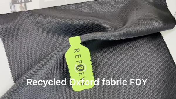 RECYCLED POLY 200D 125T oxford FACTORY RECYCLED polyester fabric