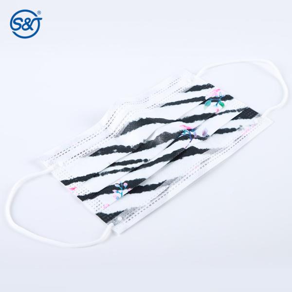 Printed 3 ply Face Mask Disposable Medical Face Mask Printed
