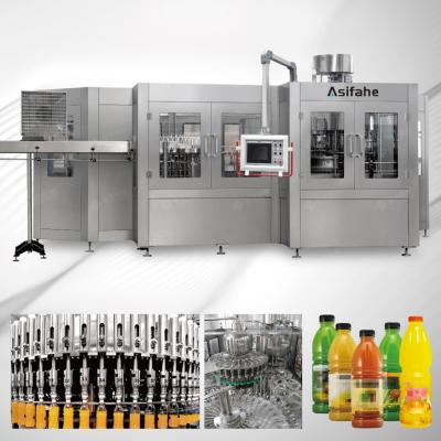 Screw Cap Liquid Packaging Machine Fully Automatic Juice Filling Machine 40000 BPH