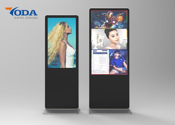 Indoor 55 Inch Touch Screen Advertising  Interactive Digital Signage