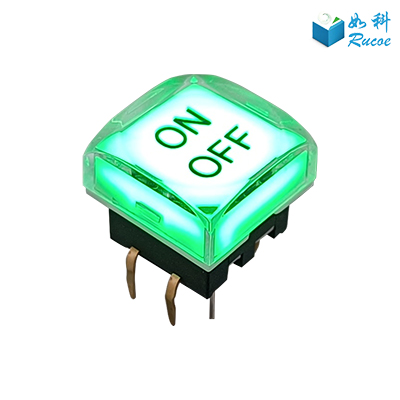 Broadcast Style Illuminated Control Panel Push Buttons