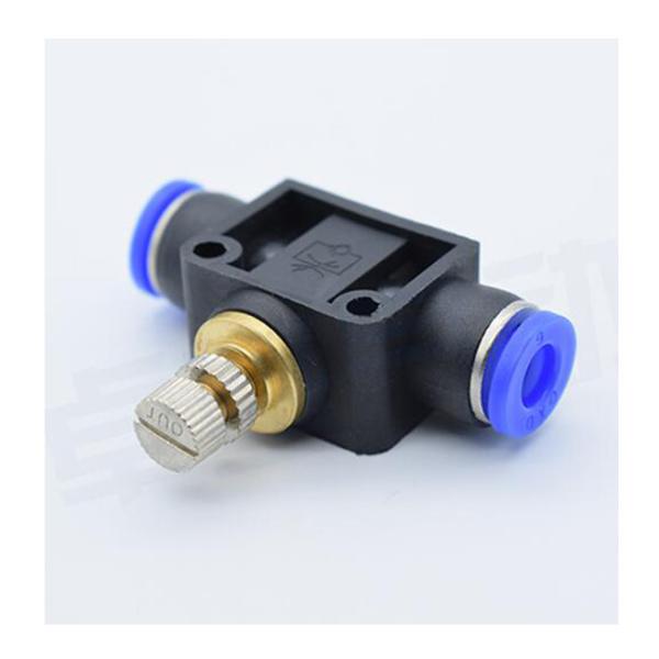 LSA 4-12mm Air Flow Speed Control Valve Tube Water Hose Pneumatic Push In Fittings