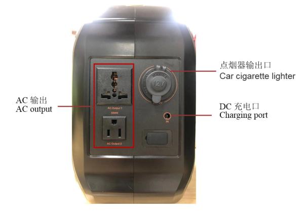 110v 220v Ups Solar Portable Generator With Panel Camping Laptop Phone Power Bank 500w