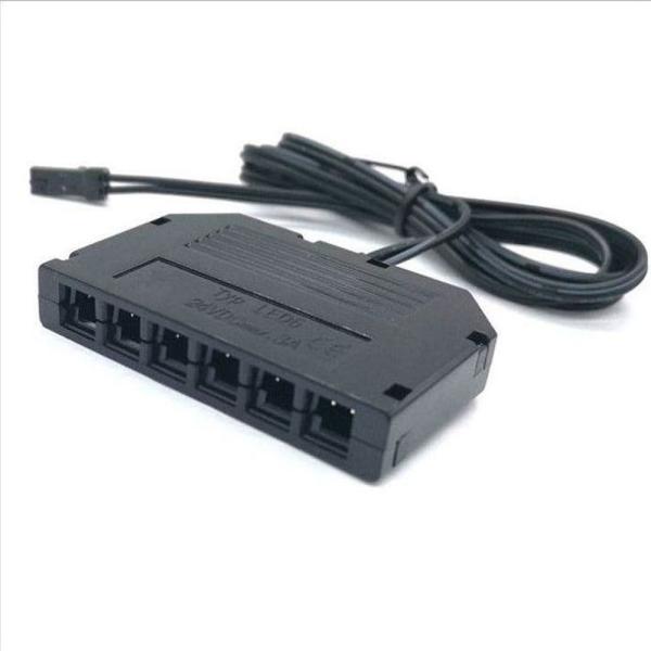 Dc Dupont Connector 1 Male To 4way Female Plug Led Splitter Adapter Dc Led Connector Cable For Cabinet Light Led Strip