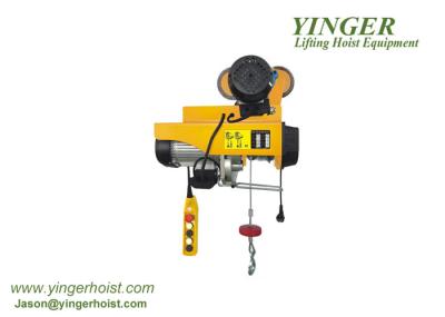 Single Phase 2000kg Electric Wire Rope Hoist , Portable Pa Mini Electric Hoist Pulling 1 ton electric wire rope hoist