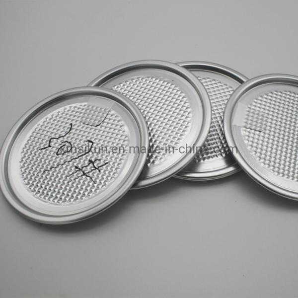 Manufacturer 307# Aluminum Easy Peel Off End Round Pull Ring Canning Lids