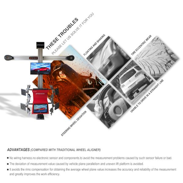 XP-A10 3D Wheel Alignment Garage Equipment With Software System