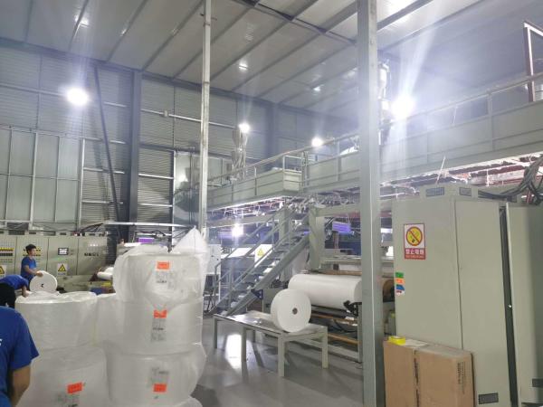 Five Beam 3200mm Ssmms/Smmss Spunmelt PP Non Woven Diaper Making Machine and Spunbond Fabric Machine for diaper