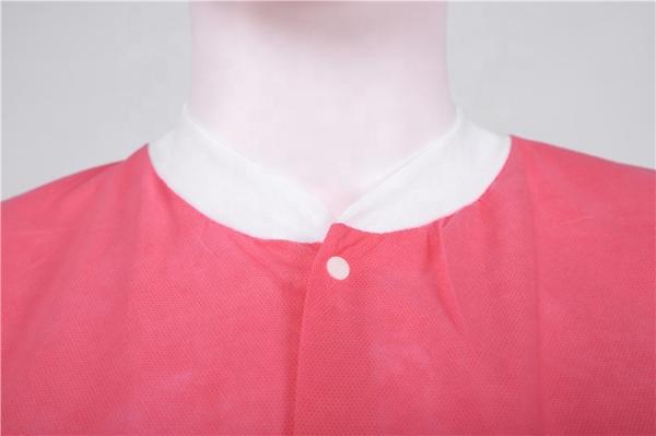 Pink Level 3 Sterile Surgical Gowns Dental Disposable SMS Surgical Gown