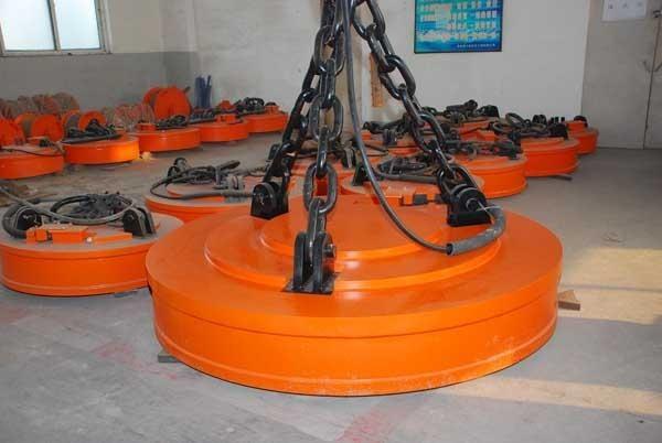 Round Shaped Permanent Magnetic Lifter Insulation Grade F High Lifting Capacity   Electromagnetic Lifter