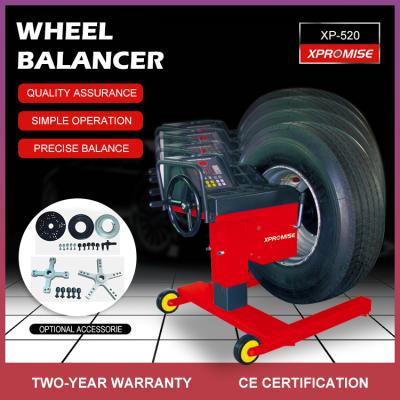 Moveable Truck Manual Wheel Balancer 1200mm 1000mm Tire Diameter