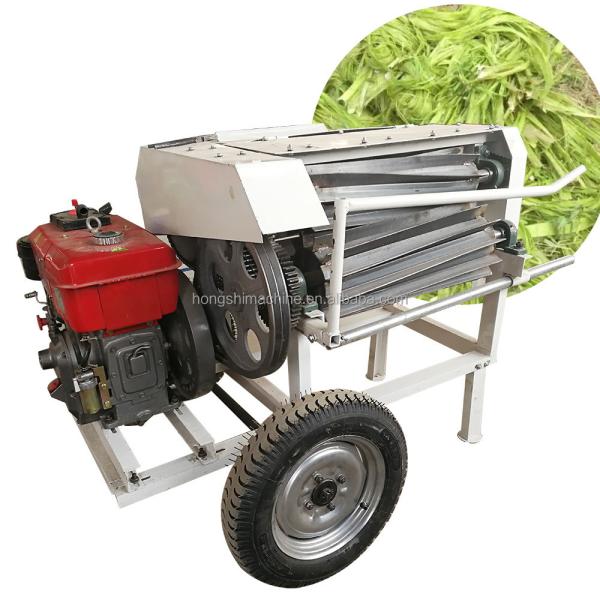 Farmer Hemp Jute Peeling Machine , Ramie Sisal Fiber Extraction Machine