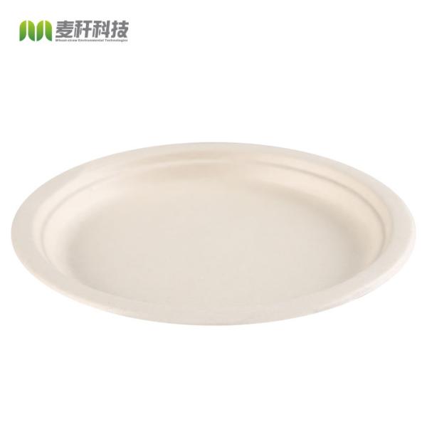9 Inch Round Microwaveable Biodegradable Disposable Bowl Eco Friendly