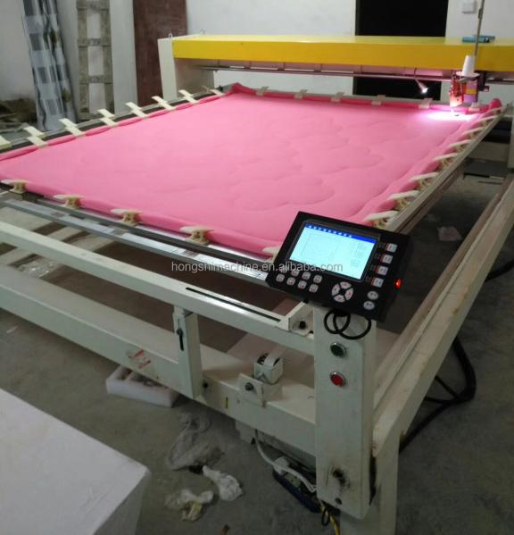Continuous Type Single Head Quilting Leather Embroidery Machine Fiber Cotton Quilt Cover Core Making Machine