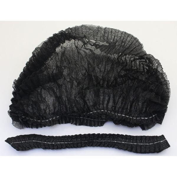 S&J High Quality Premium Disposable pp Non woven Medical Bouffant Mob Clip Cap with Elastic Strip