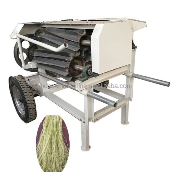Kenaf Hemp Fiber Decorticating Machine , 1200r/min Sisal Fiber Extracting