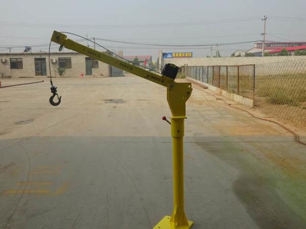 YINGER HOIST 3000lbs Hitch Mounted Pickup Truck Crane Powder Coated Finish With Cable Winch pickup truck mounted crane