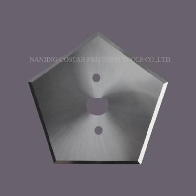 Tungsten carbide pentagon blade for Starlinger machine