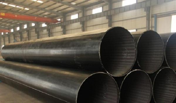 Q245B Q345B 16Mn Hot Finished / Cold Finished ERW Carbon Steel Pipe For Fluid