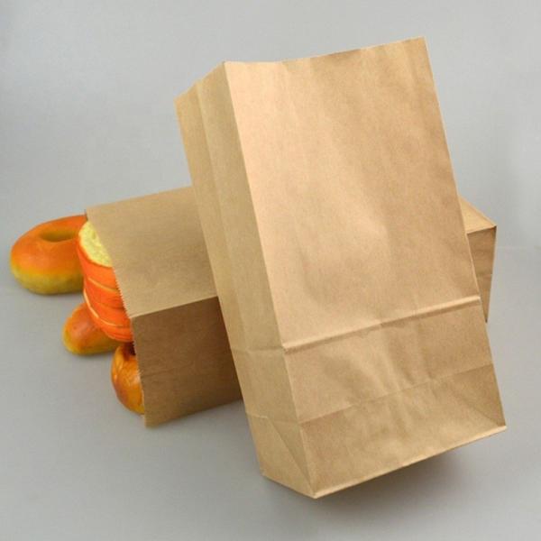 Bakery Food Flat Bottom Kraft Biodegradable Automatic Paper Bag Making Machine Cheap Price