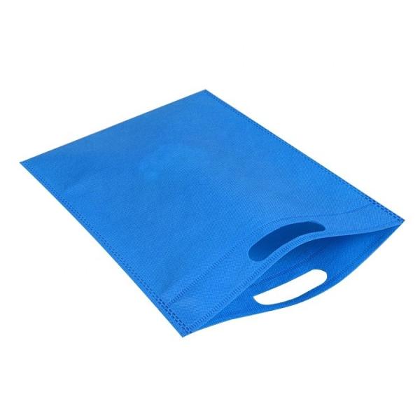 China Manufacturer Promotional Factory Colorful Reusable D Cut Non Woven Carry Shopping Bags