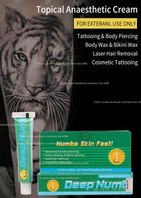 Deep Numb Skin Fast Tattoo Anesthetic Cream Licocaine Cream For Permanent-Makeup Stop Pain