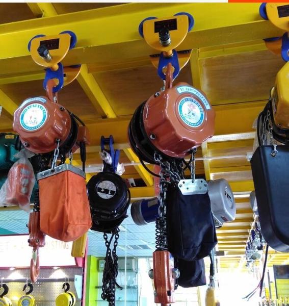 Advanced Structure Overhead Electric Hoist , Electric Chain Block Small In Volume electric chain hoist with wireless