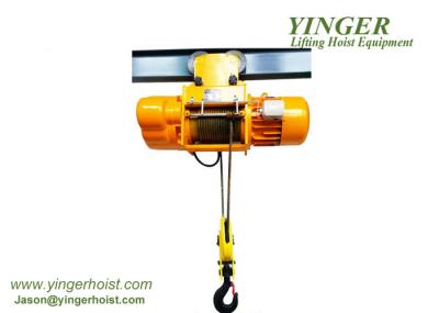1 - 10 Ton Lifting Electric Wire Rope Hoist Limit Switch Makes Safety Operation