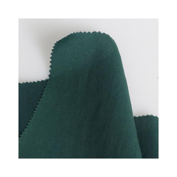 Plain Recycled Poly Flannel Imitation Silk Fabric For Fashion Garment